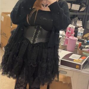 Torrid Black Lace Mini Dress